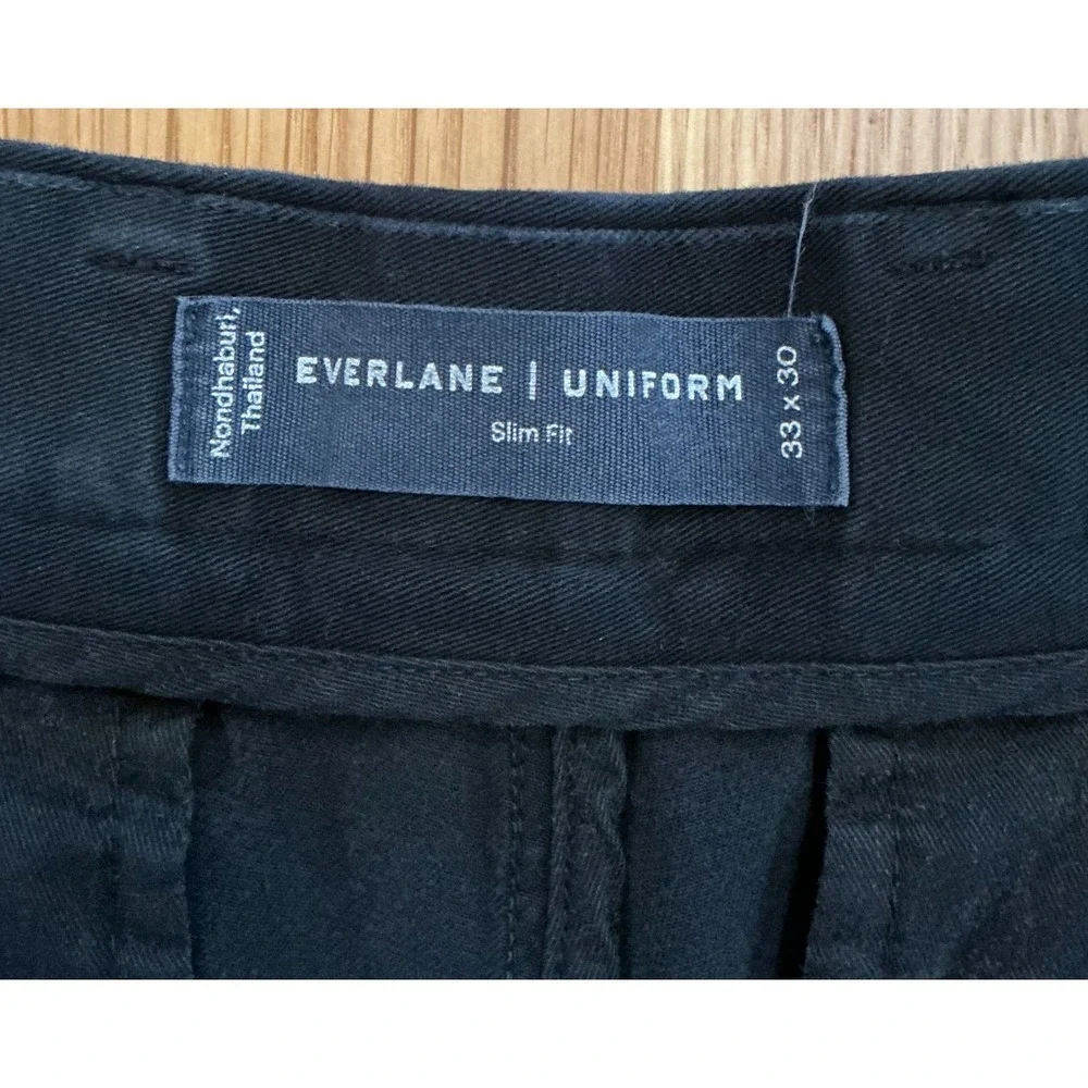 Everlane Uniform Slim Fit Chinos Blue sz 33 Hemmed‎ 28